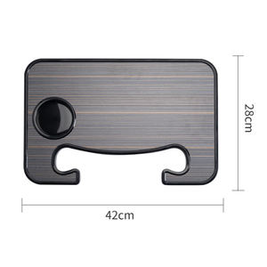 พวงมาลัยถาดอาหารอเนกประสงค์42*28ซม. ABS อัตโนมัติรถ SUV พวงมาลัยพาวเวอร์<span class=keywords><strong>โต</strong></span>๊ะทำงานแล็ปท็อป - Product Image 2