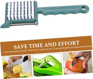 Éplucheur multifonctionnel 5-en-1 pour fruits et légumes, trancheuse, râpe à pommes de terre, coupe-légumes, outils de cuisine, éplucheur magique - Product Image 6