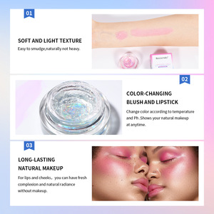 <span class=keywords><strong>Baume</strong></span> à lèvres et joues changeant de couleur personnalisé OEM ODM, sensible <span class=keywords><strong>au</strong></span> <span class=keywords><strong>pH</strong></span>, brillant magique, multi-<span class=keywords><strong>baume</strong></span> pour tous les tons de peau, imperméable, longue tenue - Product Image 3