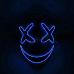 Máscara LED Luminosa de <span class=keywords><strong>Kagetane</strong></span> Hiruko, Accesorios de Black <span class=keywords><strong>Bullet</strong></span>, Brilla en la Oscuridad, Máscara de Cosplay, Productos Novedosos y Únicos para Fiestas - Product Image 6