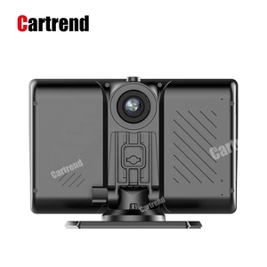 Không Dây Di Động Carplay Giao Diện + Android Auto BT Wifi Navigation & Gps Gương Dash Cam DVR Lái Xe Ghi Âm Cảm Ứng Monitor - Product Image 1