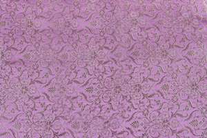 Tela de Brocado de Poliéster Ecológica y Ligera con Diseño Floral Abstracto y Acabado Brillante para Bolsos de Diseño para Niñas - Product Image 4