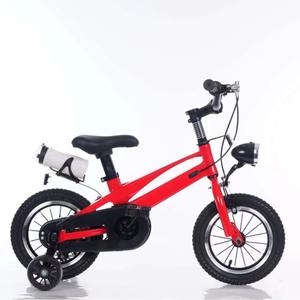 Bicicleta infantil personalizada de 12 pulgadas con ruedas de aleación de aluminio, bicicleta de entrenamiento para niños y niñas, rojo chino, blanco marfil - Product Image 1