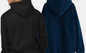 Sudadera de Color Sólido con Forro para Invierno, Transpirable, Ecológica, de Felpa 100% Algodón, Corte Regular, Nueva, ODM/OEM de Fábrica STELLAR - Product Image 3