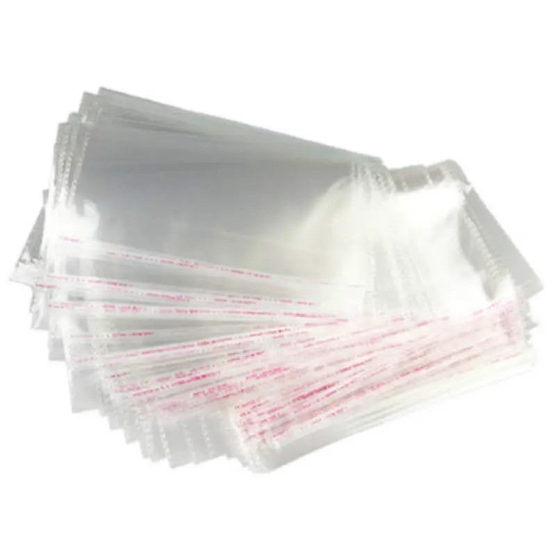 Lost resealable cellophane opp poly bags thick clear clothes package storage bag envelope shipping package bag