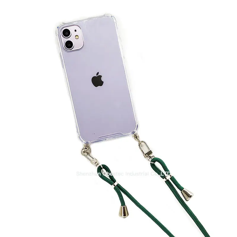 New Necklace Chain crossbody phone case, Mobile Phone Case with Strap, Fashion necklace phone case For iPhone 11 Pro