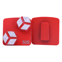 Système Redi-lock 9 V Segments Metal Bond Disque de meulage pour béton pour sols époxy