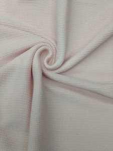 Premium Quality Breathable Cotton Poly Waffle <b>Fabric</b> Hoodies Sweatshirts T Shirts Casual Wear Home Textile Soft Knit <b>Medium</b> - Product Image 3