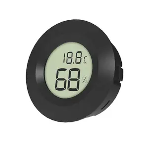 Mini indoor termômetro digital higrômetro temperatura e umidade medidor calibre com sonda para incubadora réptil planta