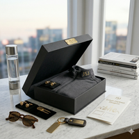 Boîte rigide de luxe au toucher velours pour bijoux haut de gamme, montres, accessoires de mode, étui pliable magnétique haut de gamme en papier