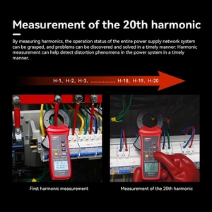 UT251 UNI-T + ดิจิตอลเอซีแคลมป์มิเตอร์40มม. 60A RMS จริง0.1-600V CAT IV 600V รั่วไหลในปัจจุบันเชื่อมต่อได้ - Product Image 5
