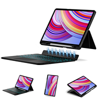Clavier d'apprentissage à design séparé pour Redmi Pad Pro 12.1" avec fente pour stylet et réglage multi-angles pour tablette