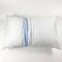 Oreiller Orthopédique en Mousse à Mémoire de Forme Déchiquetée avec Gel Rafraîchissant, Qualité Premium, pour Couples