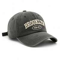 Gorra de Béisbol Personalizada con Logotipo en Relieve 3D, Bordado Deportivo, Ajustable, Suave, Sin Estructura, de 6 Paneles, Lavada y Desgastada, de Sarga
