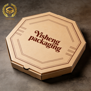 Caja Triangular Individual para Pizza, Biodegradable, de Cartón Corrugado Tipo E, con Orificio de Ventilación UV, para Empaque de Pizza para Llevar - Product Image 3