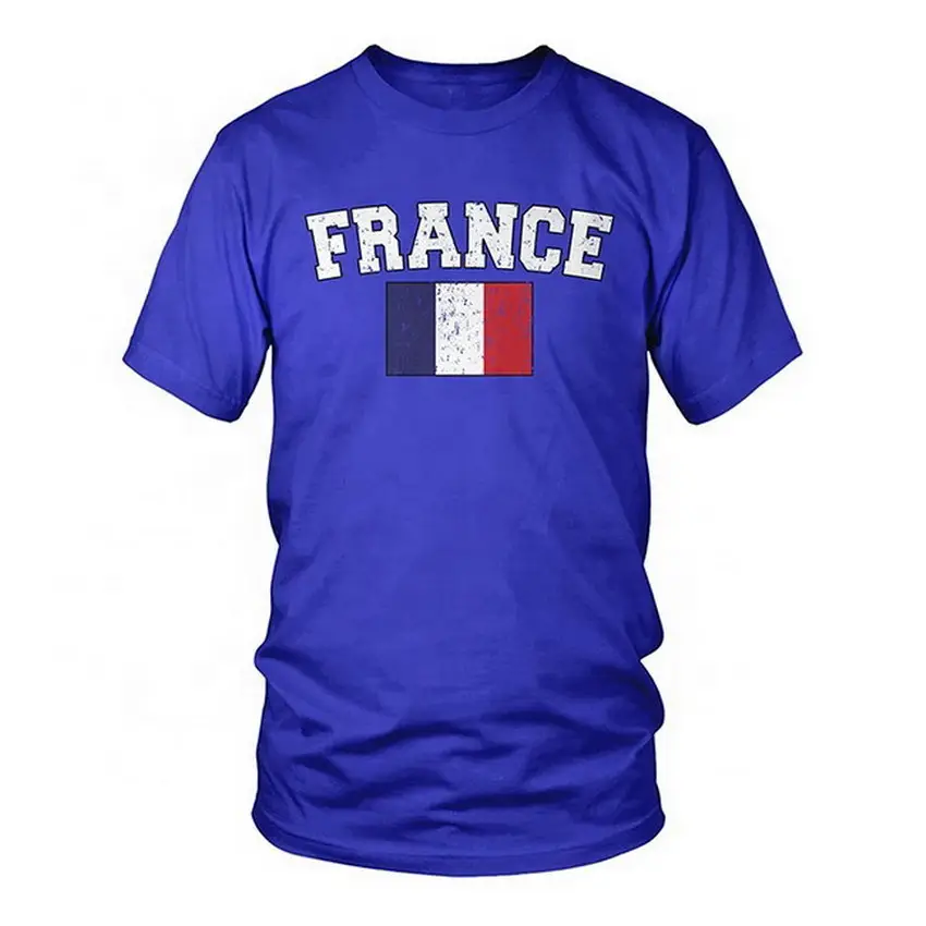 サッカーファンフランス代表ユニフォームサッカーファンTシャツ
