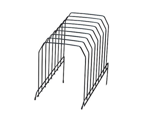 8 Compartment Black Large Metal Incline Sorter Rack <b>File</b> Folder Holder for Desk Home Office <b>Organizer</b> - Product Image 3