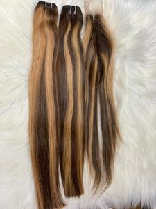 TENDANCE CHAUDE Cheveux vierges péruviens Remy Extensions de tissage de cheveux de style piano de MICHAIR - Product Image 3