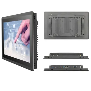 18.5inch J1900 I3 I5 I7 Cpu Capacitive Touch 12-36v All In 1 Pc Industrial Touch Screen Panel Pc