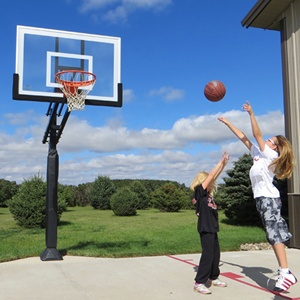 Ngoài trời di động bóng rổ đứng 7.5-10ft điều chỉnh bóng rổ Hoop mục tiêu với 54inch Rổ bóng rổ rim Net - Product Image 2