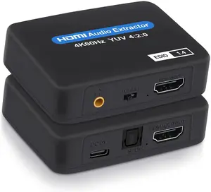 Adaptor Konverter Ekstraktor Audio HDMI Ke HDMI 4K 5.1 Optical Toslink SPDIF