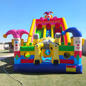 Надувная горка-слайдер для взрослых и детей: сухая, гигантская, длинная, для прыжков и лазания - Product Image 1