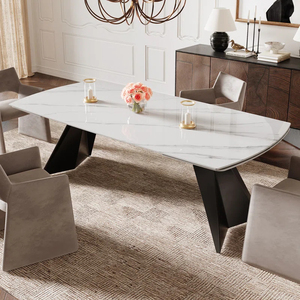 Tavolo da Pranzo Allungabile in Ceramica di Design Moderno e Lussuoso per 6-8 Persone - Product Image 2