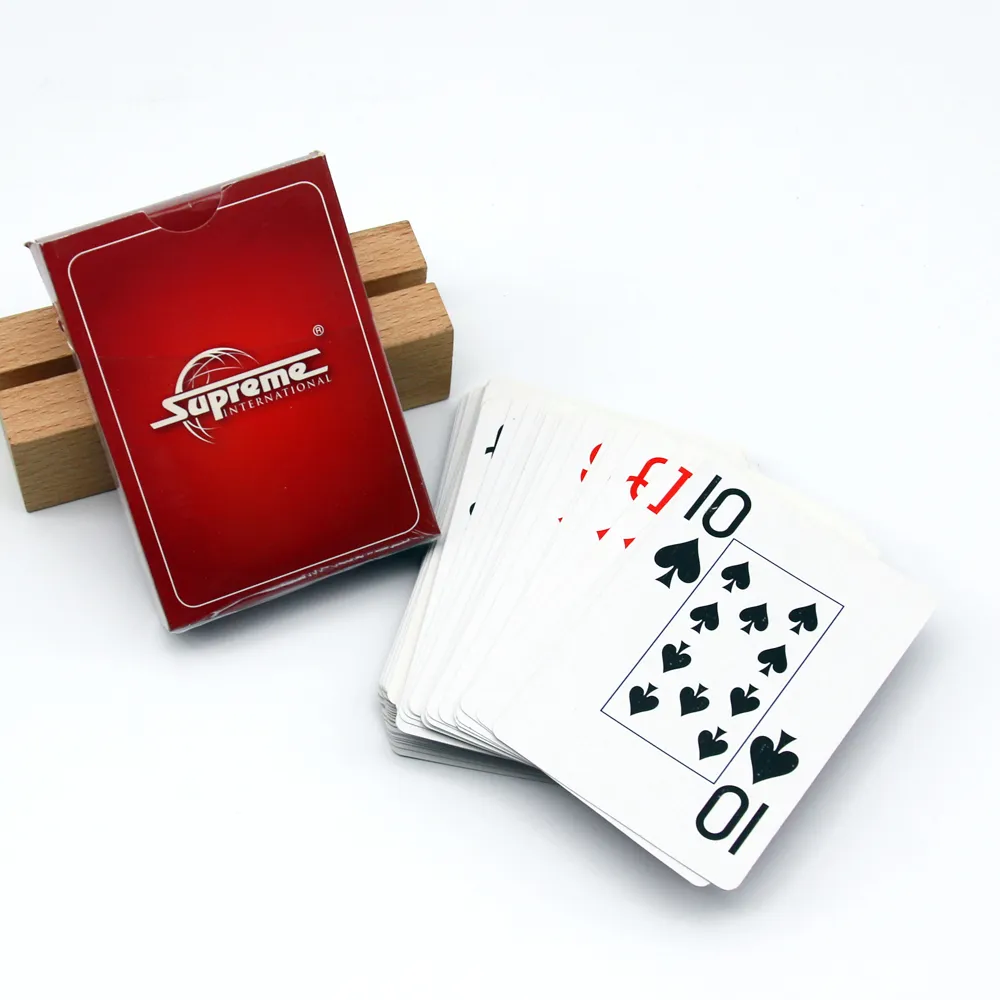 Carte da gioco personalizzate personalizzate a buon mercato carte da gioco prezzo di fabbrica all'ingrosso carte da poker