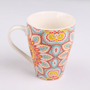 Vaisselle en céramique imprimé tournesol, vaisselle 12oz, tasse pour café, lait, jus de fruits, nouvelle collection - Product Image 2