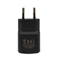 Nuevo Adaptador de Corriente USB AC/DC Portátil con Enchufe Europeo, Certificado CE LVD EMC CEC, 5V 1.5A, con Protección OTP/OVP para Cámara
