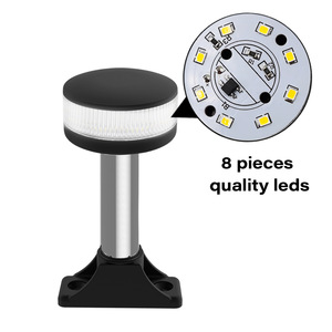 Lumière de bateau USCG, lumière d'ancre LED, lumière de navigation, base fixe de 7 pouces pour la modernisation et la mise à niveau - Product Image 5