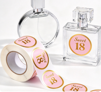 Étiquette autocollante personnalisée avec votre logo, autocollant en papier imperméable pour bouteille cosmétique, pot, emballage de produits ménagers