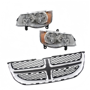 Pièces détachées automobiles Nouvelle calandre Chrome pour <span class=keywords><strong>Dodge</strong></span> Grand <span class=keywords><strong>Caravan</strong></span> 2011-2020 <span class=keywords><strong>Noir</strong></span> avec Chrome Oem 68088969AC Grille de pare-chocs avant - Product Image 3