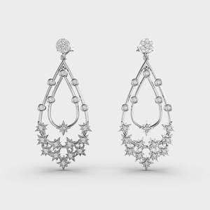 Boucles d'oreilles clous en moissanite ronde brillante, fabriquées en argent sterling 925 et or massif 14 carats, collection de bijoux élégants pour femmes - Product Image 5