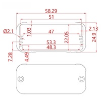 Caja de Control de Aluminio Extruido Personalizada de 58*25mm, Anodizada, para Chasis de Instrumentos de Laboratorio, Investigación Científica y Espectroscopia