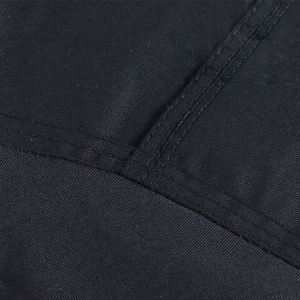 Design Wholesale Men's Security Guard Uniforms Summer Short Sleeve Black Crewneck T-shirt Janitor Buttons for Security - Product Image 5