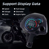 Harga Pabrik Terlaris Speedometer LED Motor 12V, Odometer, dan Tachometer Cocok untuk Honda Navi 110