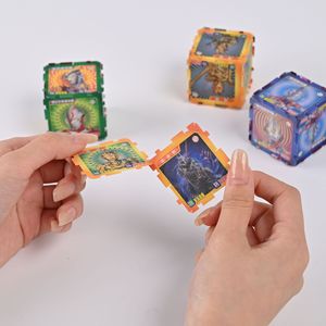 <span class=keywords><strong>Cubo</strong></span> de <span class=keywords><strong>Rubik</strong></span> 3D de Plástico, Rompecabezas con Lámina Lenticular, Juguete Educativo con Múltiples Modos de Juego para el Aprendizaje Temprano e Intelectual - Product Image 3