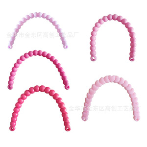 Children Plastic Beaded Handles Arc Shape For <b>Bag</b> <b>Replacement</b> <b>Straps</b> - Product Image 1