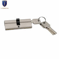 Cylindre de serrure à mortaise fonctionnel en alliage de zinc de qualité supérieure 35/50T, quincaillerie de porte, fourniture d'usine, personnalisation OEM ODM pour serrures de porte domestiques