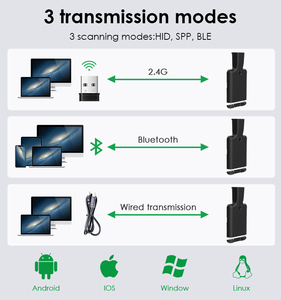 Handheld <strong>2</strong>-in-1Backup Wireless QR Mobile <strong>Code</strong> Barcode Scanner Reader for IOS and Android Phones - Product Image 5