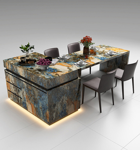 Nouvelle <span class=keywords><strong>table</strong></span> d'îlot de cuisine dalle en céramique de luxe haut de gamme personnalisée <span class=keywords><strong>table</strong></span> de salon maison loisirs bar étude <span class=keywords><strong>table</strong></span> à thé - Product Image 5