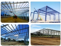 Diseño de Techo Moderno de Gran Vano, Estructuras Curvas de Acero con Armazón Espacial, Nave Metálica Prefabricada para Almacenamiento, Resistente a Vientos Fuertes