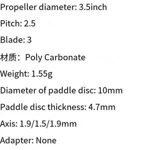 New HQPROP HQ T3.5X2.5X3 <strong>3</strong>.5 Inch 3525 <strong>3</strong> Blade for Master 3X Durable HD Racing FPV Drone Propeller FPV Drones Accessories Mini - Product Image 6