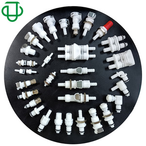 Raccord mâle de valve à plaque à double joint torique série L, en plastique POM de haute qualité, remplace les raccords rapides CPC - Product Image 2