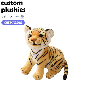Prix d'usine – Nouvelle peluche tigre de <span class=keywords><strong>12</strong></span> pouces, douce et câline, cadeau idéal pour enfants - Product Image 1
