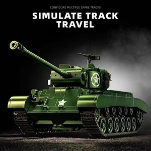 12GO 97011 2025 Nuevo Modelo de Tanque MOC City M26 <span class=keywords><strong>Pershing</strong></span> 1:28, Juguetes de Construcción DIY para Niños, Regalo, 1703 Piezas, Juego de Bloques de Construcción - Product Image 2