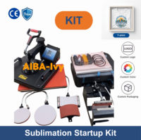 Presse à Chaud Électrique Manuelle pour Sublimation – Kit Complet pour T-shirts, Coques de Téléphone, Tasses – Solution Professionnelle d'Impression par Transfert
