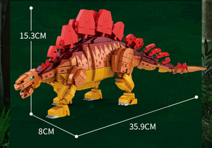 Jeu de construction <span class=keywords><strong>Jurassic</strong></span> <span class=keywords><strong>World</strong></span> modèle de dinosaure, blocs d'assemblage, jouets en petites briques compatibles avec le modèle Dragon Thunder - Product Image 5