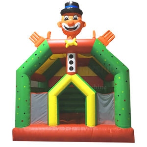 Château gonflable commercial populaire pour enfants, Moon Walk vert, 6x6x5m, garantie 3 ans, 5 ans et plus - Product Image 4